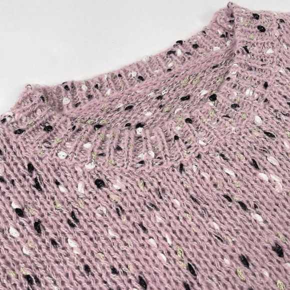 Luxe chunky marble knitted sweater top - Picture 3 of 6